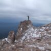 Standing on the summit after a Mt Shasta summit climb!